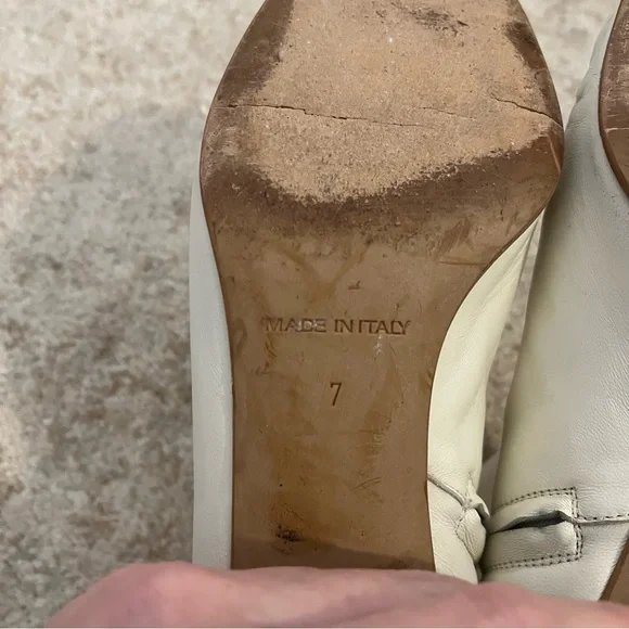 Everlane The Italian Leather Day Boot Bone Size 7 - Picture 12 of 14